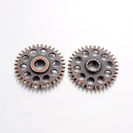 Tibetan Style Alloy Steampunk Chandelier Components LS-TIBE-5302-R-FF-1