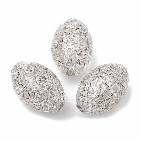 Crackle Acrylic Beads CACR-N001-01-1