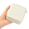 Imitation Leather Jewelry Zipper Box LBOX-T001-01A-5