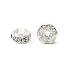 Brass Rhinestone Spacer Beads RB-A014-L5mm-01S-2