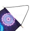 Chakra Theme Linen Wall Hanging Tapestry DJEW-B006-03F-3