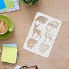 Large Plastic Reusable Drawing Painting Stencils Templates DIY-WH0202-135-3