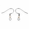 304 Stainless Steel Earring Hooks STAS-S057-63-3
