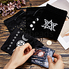 CREATCABIN 4Pcs 4 Style Star Moon Pattern Velvet Tarot Cards Storage Bags TP-CN0001-06-3