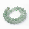 Natural Green Aventurine Bead Strands G-G735-63F-12mm-2