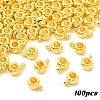 100Pcs Tibetan Style Tube Bails TIBE-YW0001-89G-1