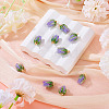 10Pcs Transparent Acrylic Pendants SACR-TA0001-66C-5