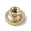 Golden Tone Wax Seal Brass Stamp Head DIY-B079-01G-K-3