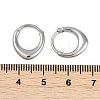 316 Surgical Stainless Steel Hoop Earrings EJEW-G416-42B-P-5