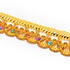 Metallic Yarn Ribbons OCOR-WH0064-48A-1