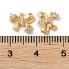 Rack Plating Brass Cubic Zirconia Pendants KK-M264-02G-3