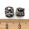 Retro Hollow 304 Stainless Steel European Beads STAS-B071-11AS-2