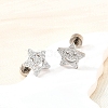 304 Stainless Steel Stud Earrings EJEW-H161-01P-K-3