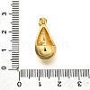 Rack Plating Brass Micro Pave Cubic Zirconia Pendants KK-L226-102G-E-3