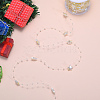 Handmade ABS Plastic Beaded Chains X-CHC-CJC0001-08A-8