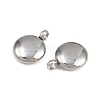 304 Stainless Steel Charms STAS-M017-14A-P-1-2