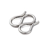 304 Stainless Steel S-Hook Clasps STAS-Z048-06P-01-2