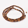 Natural Tiger Eye Bead Strand X-G-G680-48-2