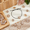 24Pcs 3 Styles Alloy Rhinestone Shank Buttons BUTT-HS0001-05G-5