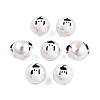 Halloween Opaque ABS Plastic Imitation Pearl Enamel Beads KY-G020-01I-3