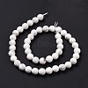 Natural Howlite Beads Strands G-E571-29B-5