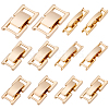 6 Styles Brass Watch Band Clasps KK-BBC0024-21G-1