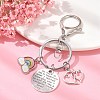 Teachers' Day Rainbow Alloy Enamel Keychains KEYC-TA00024-02-2