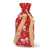 Christmas Deer Plastic Packing Pouches Drawstring Bags ABAG-Q053-03D-3