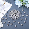200Pcs Craft Style Acrylic Beads MACR-PA0001-14-3