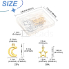 50Pcs Tibetan Style Alloy Charms TIBEP-FS0001-30-4