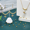 Brass Beads KK-DC0005-16A-P-4