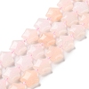 Natural Rose Quartz Beads Strands G-NH0005-026-1