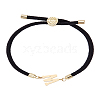 1Pc Adjustable Nylon Cord Slider Bracelets for Women BJEW-LP0001-32W-01-1