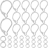 SOFPLATE 80Pcs 304 Stainless Steel Leverback Earring Findings STAS-SP0001-18P-1