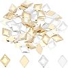 80Pcs 4 Styles Brass Charms KK-FH0003-80-1