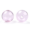 Transparent Blow High Borosilicate Glass Globe Beads LS-X-GLAA-T003-09A-1