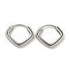 316 Surgical Stainless Steel Hoop Earrings EJEW-D096-18C-AS-1