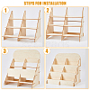 Wooden Multi-layer Cosmetic Storage Organizer Box MRMJ-WH0075-84-3