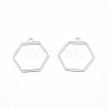 Alloy Open Back Bezel Pendants PALLOY-WH0081-35B-1