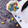 50Pcs Handmade Millefiori Glass Charms LK-CJ0001-07-6