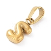 316L Surgical Stainless Steel Charms STAS-G315-01G-S-2