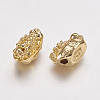 Real 24K Gold Plated Alloy Beads PALLOY-L205-05G-2