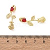 Brass Micro Pave Cubic Zirconia Pendants CU-CBA8C34-02G-02-3