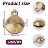 Brass Bell Pendants KKB-FH0001-01C-2