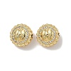 Brass Micro Pave Cubic Zirconia Beads KK-Q068-44G-2