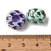 Opaque Printed Acrylic Beads OACR-H123-06-3