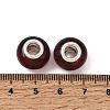 Handmade Silver Foil Glass European Beads X-LPDL-R008-02-3