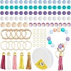 DIY Charm Keychain Wristlet Making Kit DIY-CA0004-51-1