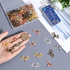 SUNNYCLUE 60Pcs 5 Colors Alloy Pendants FIND-SC0007-26-3