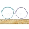 30Pcs 5 Color Adjustable Waxed Polyester Braided Cord Bracelets X1-BJEW-FZ00016-5